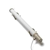 Dimplex ECOT2FT Tubular Heater - 2 Foot Tube with Built In Thermostat - Mounting Brackets Included White/Grey