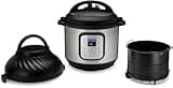 Instant Pot Duo Crisp + Air Fryer 11-in-1 Multicooker, 5.7L - Pressure Cooker, Air Fryer, Slow Cooker, Steamer, Sous Vide Machine, Dehydrator with Grill, Food Warmer & Baking Functions