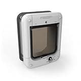 Cat Mate Microchip Cat Flap, Cat Flap Microchip activated for up to 30 Cats - White