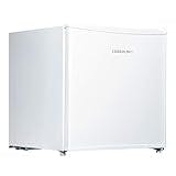 Cookology MFZ32WH 32 Litre Capacity Small Table Top Mini Freezer, with Adjustable Temperature control and Legs, Removable Wire Shelf and a 4 Star Freezer Rating - In White