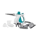 Beldray BEL0701TQN 10-in-1 Handheld Steam Cleaner - Clean, Sanitise & Refresh Surfaces, Tiles, Mirrors & Windows, Chemical Free Cleaning, Includes Nozzles, Brushes, Upholstery Head & Squeegee, 1000W