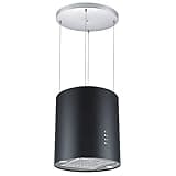 Cookology Ceiling Wire Hung Island Cooker Hood Extractor Fan (Black)