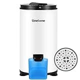 Spin Dryer 6kg by Umelome, Energy&Power Saving Spinner, Energy Efficiency Class: A+++, 2800 RPM Clothes Dryer, Gravity Drain dryer, White