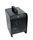 Bosmere 2kW Greenhouse Space Heater with Thermostat Control | Fan and Heater Settings | For Garden, Workshop, Garage | N293