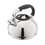 Judge JQ04 Large Stovetop Whistling Kettle 3L for Gas Stove or Induction Hob Stainless Steel - 25 Year Guarantee