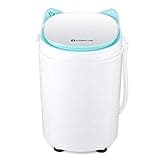 2-in-1 Portable Washing Machine Washer And Spin Dryer For Camping Dorms Apartments College Rooms 3 KG Washer Capacity Green