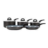 Tower T80303 Cerasure 5 Piece Pan Set with Non-Stick Coating, Suitable for all Hob Types Including Induction, Graphite