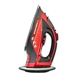 Morphy Richards EasyCHARGE Cordless Iron, Precision Tip, Ceramic Soleplate, Anti Scale, Anti Drip, Auto Shut-off, Easy Fill Water Tank, Quick Heat-up, 30g/min Steam Output, Black and Red, 303250