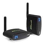 Redlution Wireless AV Sender，PAT-535 5.8GHz 24 Channel 200M with IR input Wireless Audio Video Transmitter and Receiver Broadcasting Audio Video sender TV Signal