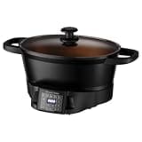 Russell Hobbs Good-to-Go 6.5L Electric Multicooker - 8 Digital functions inc Sear, Slow Cook, Steam, Boil, Keep warm & Roast, Cast aluminium housing, Glass lid, Dishwasher safe parts, 750W, 28270