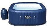 Lay-Z-Spa Hawaii Hot Tub, Airjet Square Inflatable Spa, 4-6 Person