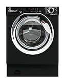 Hoover HBDS 485D1ACBE-80 8+5Kg 1400 Rpm Integrated Washer Dryer, Black