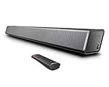 Paiyda Soundbar, Sound Bar for TV, 120 dB Bluetooth Soundbars with Built-in Subwoofer, Wall Mounted Home Theater, Music/Moive/News Modes, Strong Bass, Remote, Optical/AUX/Coaxial/USB Connection