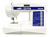 Jaguar HD-696 Computerised Sewing Machine (Quilting Edition) - Includes Large Accessories Bundle (Extension Table, Hard Case, Scissors, Walking Foot, Embroidery Foot, Needles, Thread, Bobbins & More!)