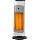 Pro Breeze® 2000W Ceramic Tower Fan Heater - Energy Saving Electric Heater with Automatic Oscillation Tip-Over Protection & 4 Heat Settings - Portable Tower Heater for Home & Office