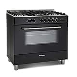 Montpellier 90cm Dual Fuel Range Cooker - Black