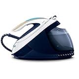 Philips PerfectCare Elite Steam Generator Iron, Optimal Temperature Technology, 470 g Boost, 1.8 Litre, 2400 W, 6.7 Bar, Detachable Water Tank, Auto-Off, Carry Lock, Safe rest, Navy (GC9630/20)