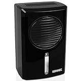 Duronic Compact Dehumidifier DH05 500ML Portable Eco-Efficient Prevent and Absorb Damp, Mould, Moisture Absorber for Home, Kitchen, Garage, Bedroom Black