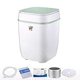 Mini Washing Machine Camping Washing Machine (Top Loader with Spin Function for 4.8 Kg Laundry, Energy And Water Saving, Timer) 220V,White