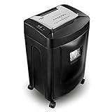 Duronic Paper Shredder PS991 | 18 X A4 Sheets at a Time | Destroys Credit Cards & CDs | Cross Cut | Electric Shredder | GDPR: Protects Against Data Theft | Extra Large 31 Litre Bin | Home or Office