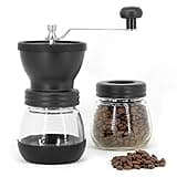 Manual Coffee Bean Grinder | Adjustable Coarseness Ceramic Mill | Hand Held Coffee Mill | Compact Crank For Home, Office & Travelling | M&W