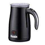 Dualit Milk Frother | hot & cold frothed milk | Ideal for lattes, cappuccinos, flat whites, hot chocolate & milkshakes | 84135