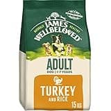 James Wellbeloved Adult Turkey & Rice 15 kg Bag, Hypoallergenic Dry Dog Food