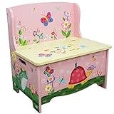 Fantasy Fields Magic Garden Childrens Kids Wooden Toy Storage Bench TD-11644A